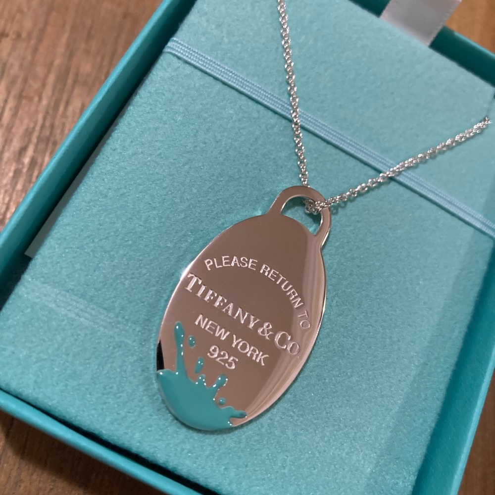 New! Tiffany & Co heart necklace. 30 inches